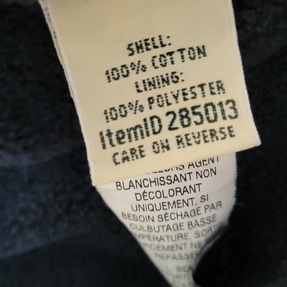 LL Bean Purple Plaid Fleece Lined Flannel Button Down Shirt - Picture 4 of 6